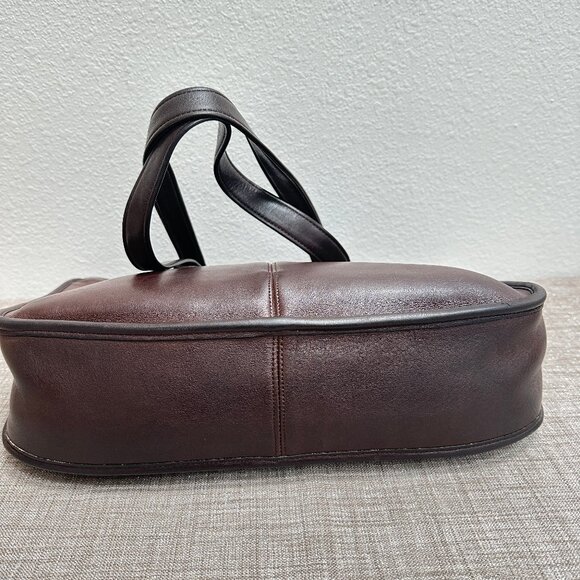 Rare Vintage Coach Marketing Tote 9580 in Mahogany Leather, NYC made 1977 in EVC - Picture 8 of 13